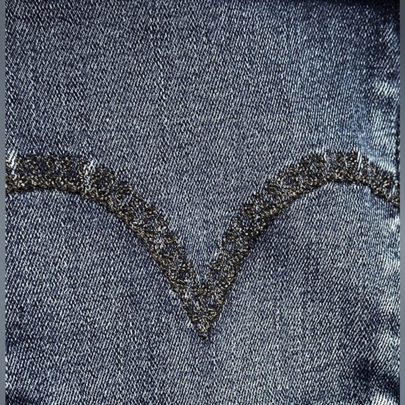 Levi's 512 Perfectly Slimming High Waist Straight Leg Jeans Size 12 - Picture 4 of 12